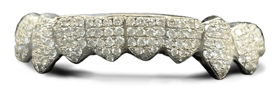 Diamond Encrusted Bottom Grillz